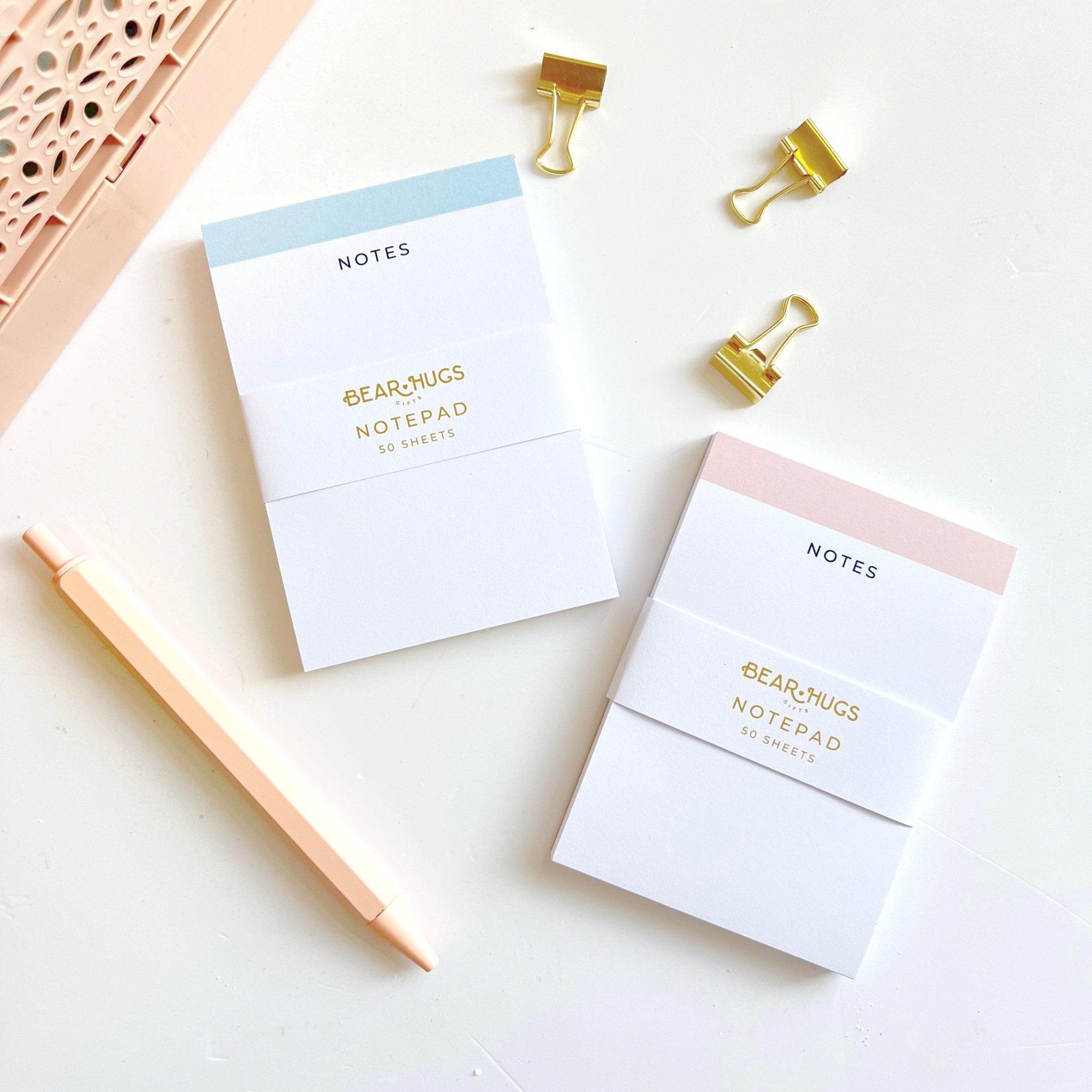 Notes A7 Notepad - BearHugs - thinking of you gifts by post