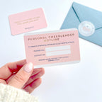 Personal Cheerleader Hotline Card - BearHugs - thinking of you gifts by post