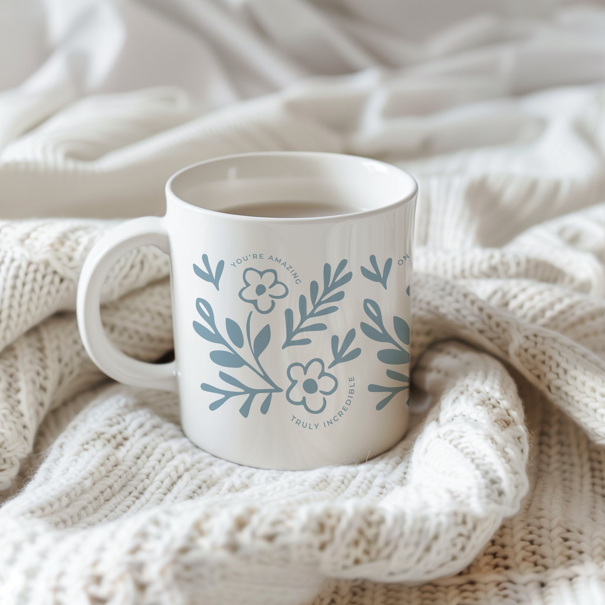 Pick - Me - Up Floral Mug - BearHugs - thinking of you gifts by post