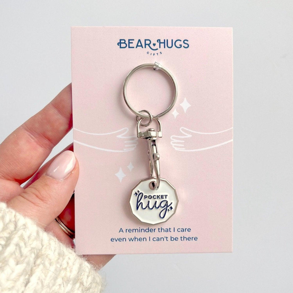 Pocket Hug Token Key Ring - BearHugs - thinking of you gifts by post
