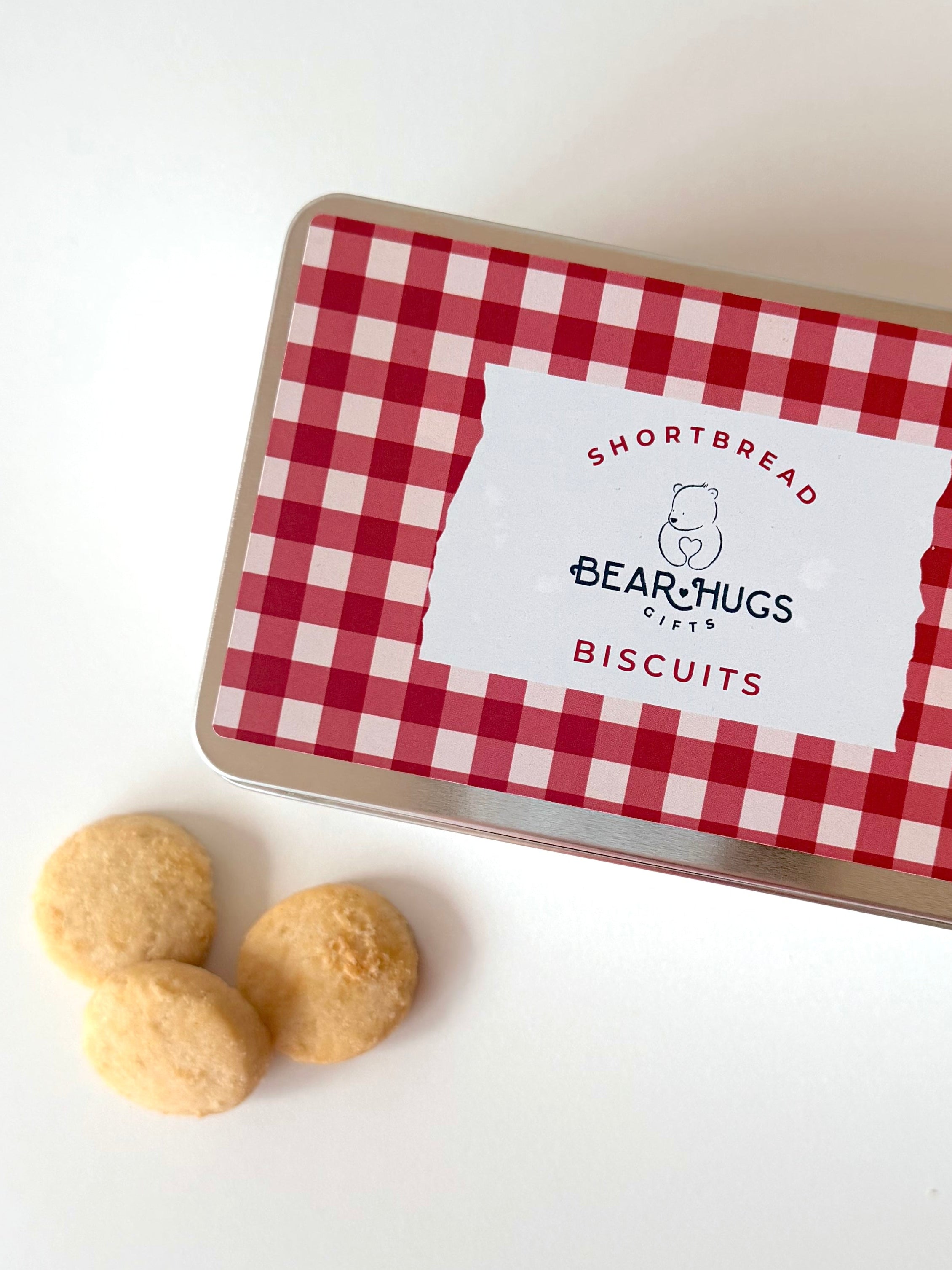 Mini Shortbread Rounds - Christmas Tin