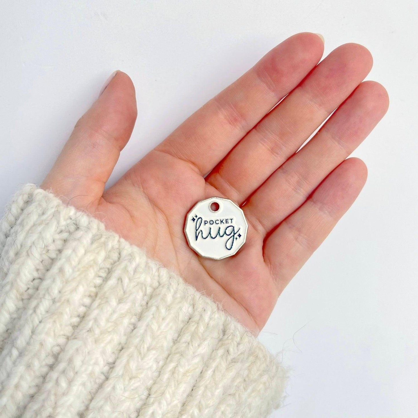 Pocket Hug Token Key Chain - A Reminder That I Care - Letterbox Hug in a Box - BearHugs