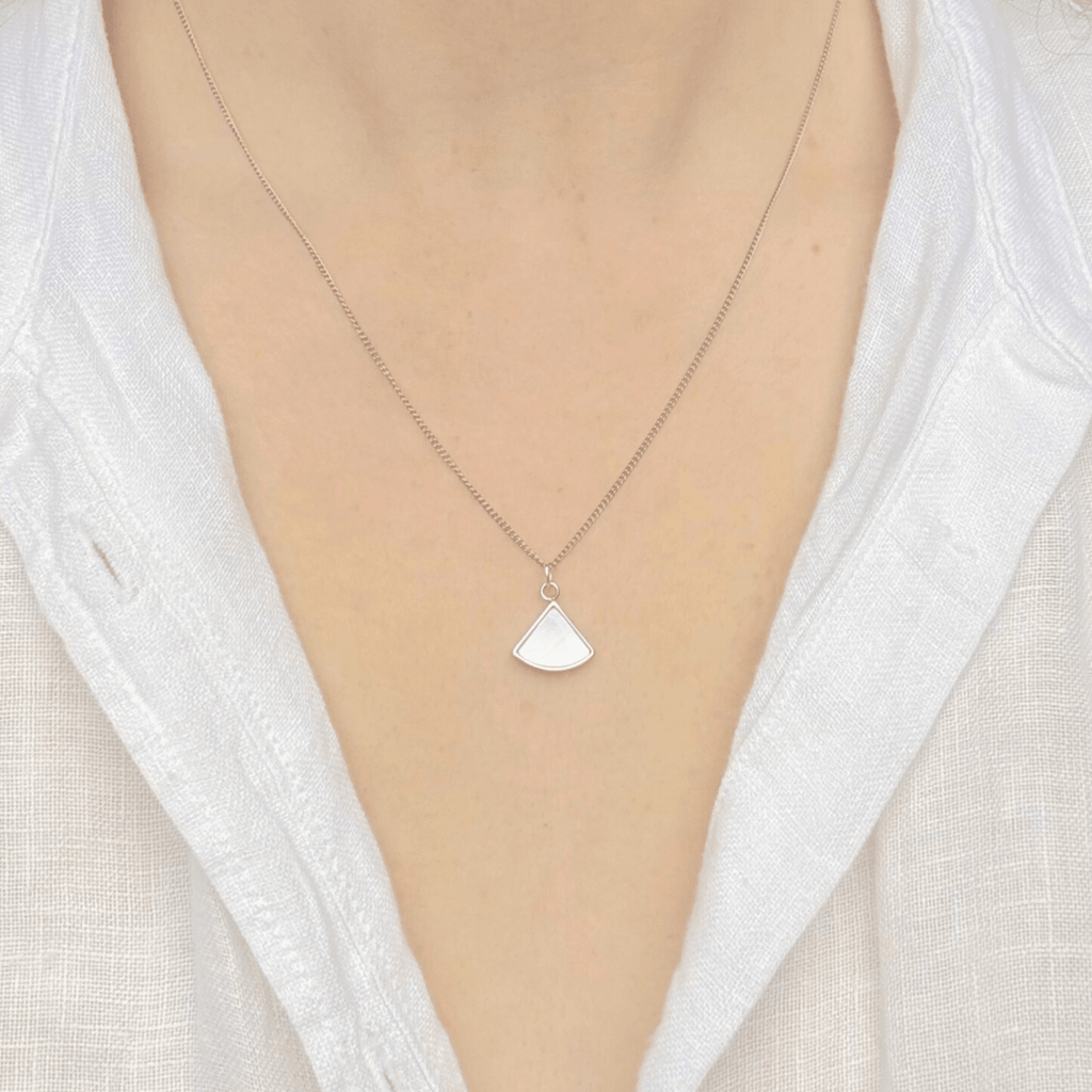 Silver Plated Dainty Shell Necklace - BearHugs - thinking of you gifts by post
