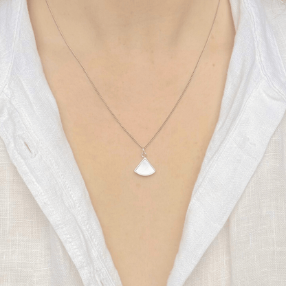 Silver Plated Dainty Shell Necklace - BearHugs