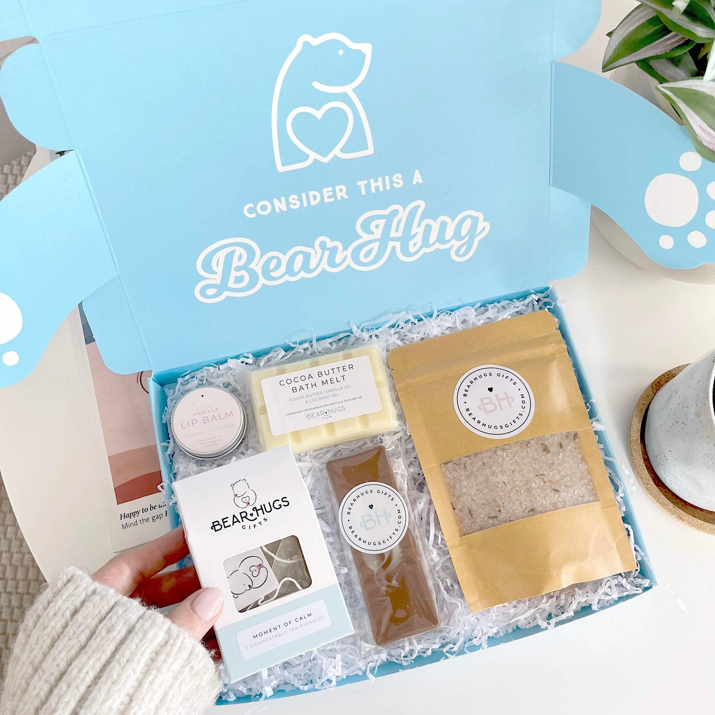 Soak and Unwind Letterbox Hug - BearHugs