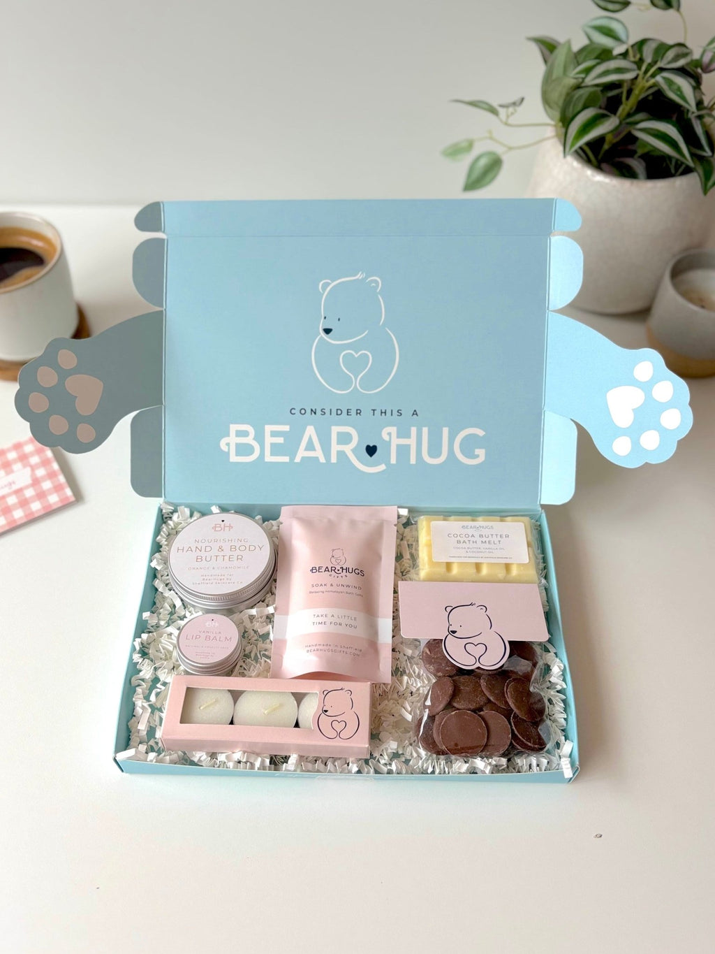 Soak and Unwind Letterbox Hug - BearHugs - thinking of you gifts by post