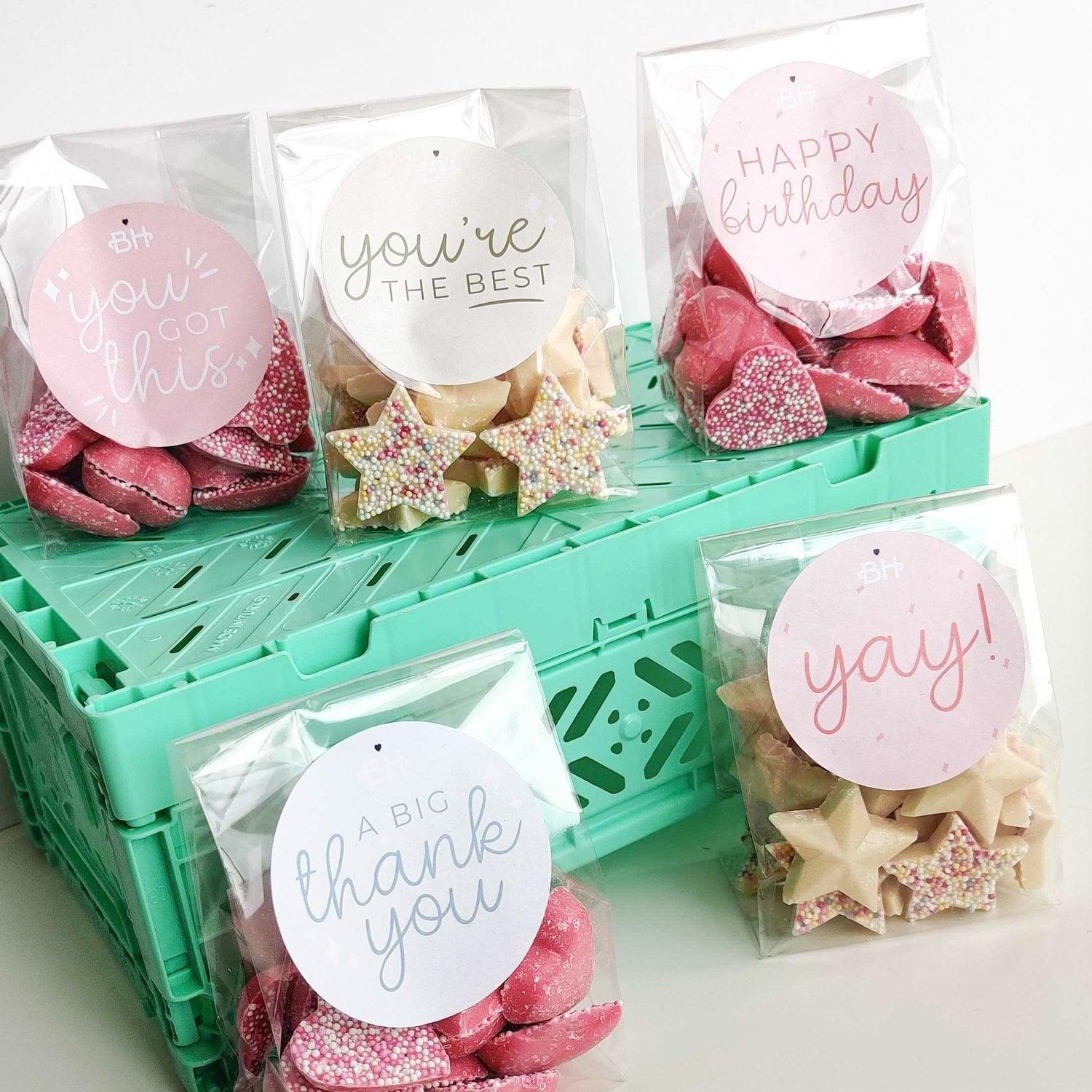 Sprinkles Sweetie Bag - With Personalised Message Label - BearHugs - thinking of you gifts by post