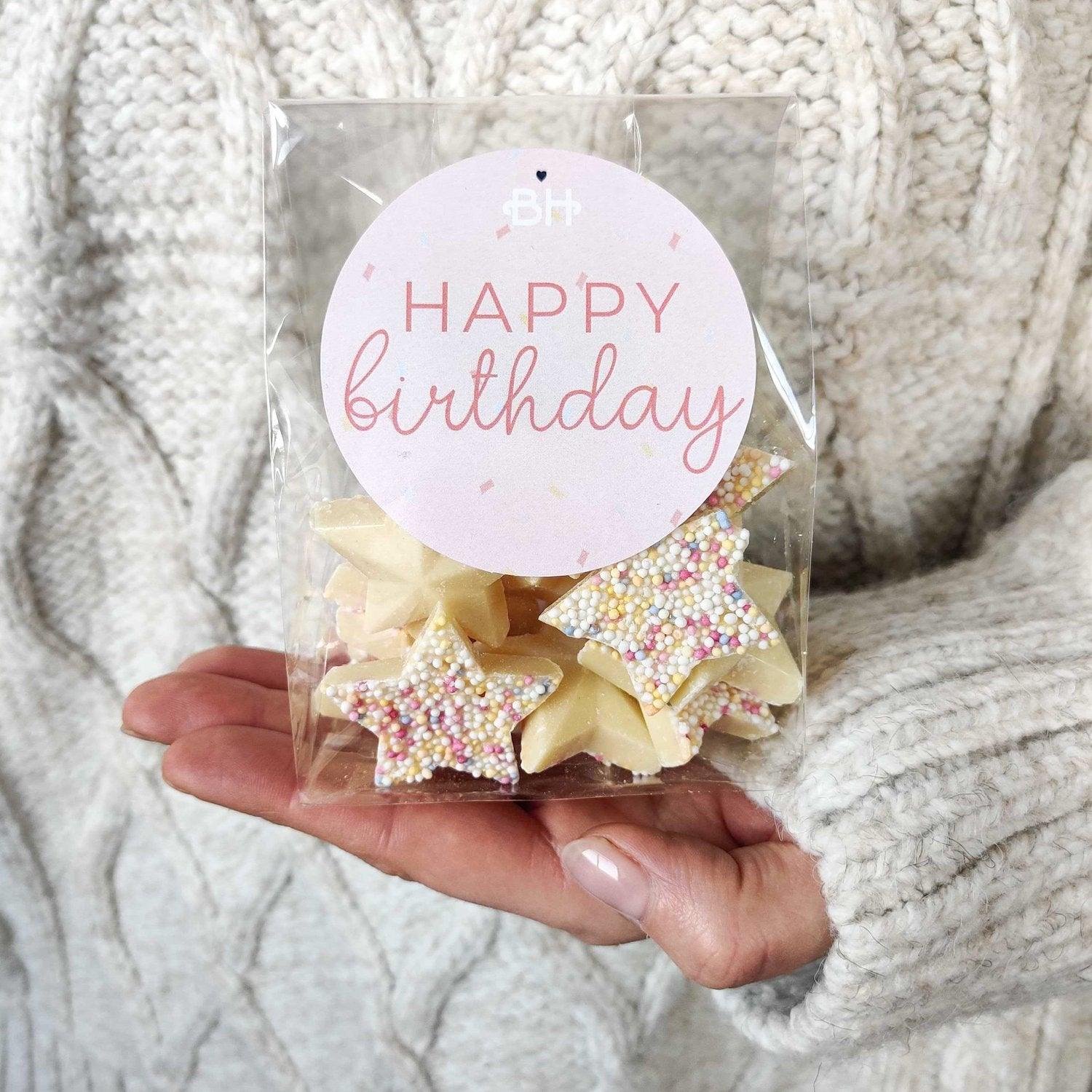 Sprinkles Sweetie Bag - With Personalised Message Label - BearHugs - thinking of you gifts by post