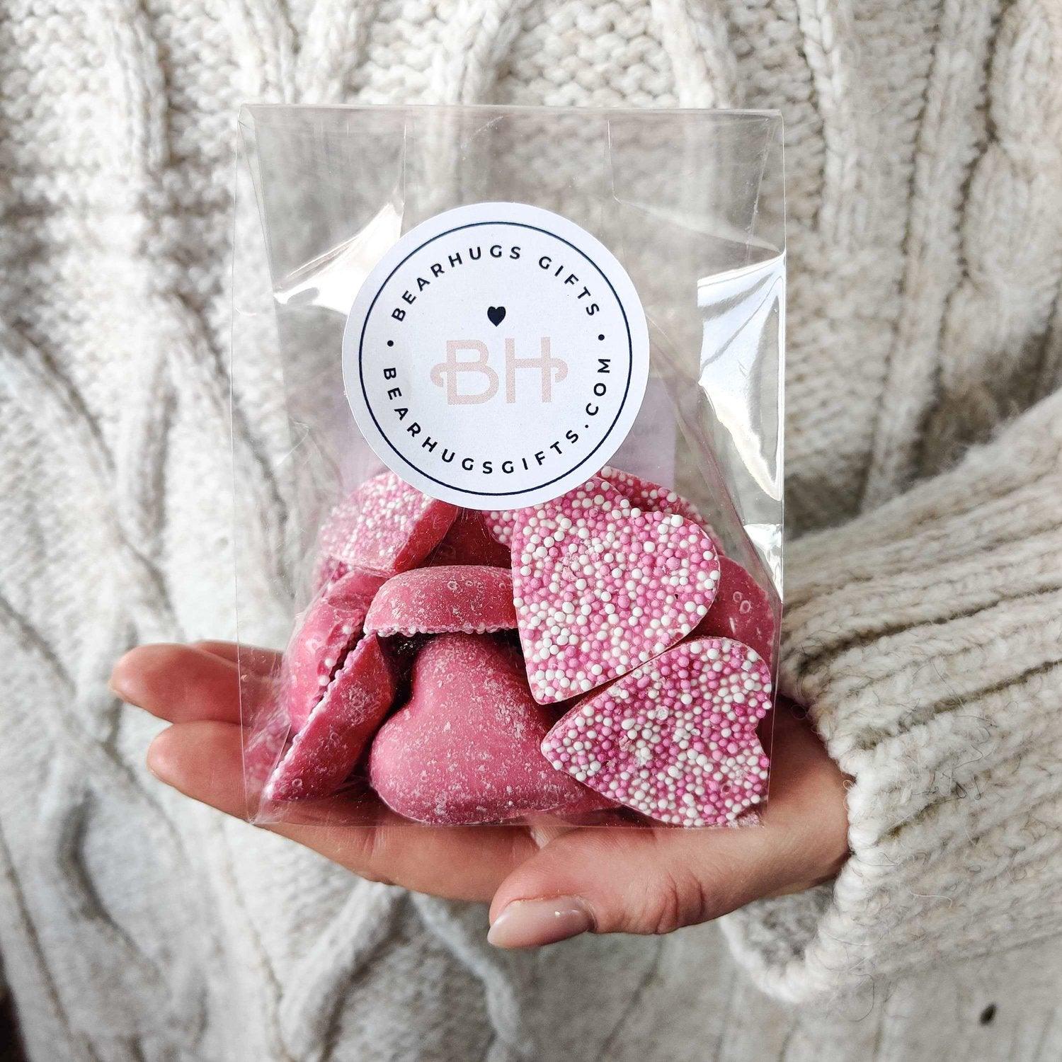 Sprinkles Sweetie Bag - With Personalised Message Label - BearHugs - thinking of you gifts by post