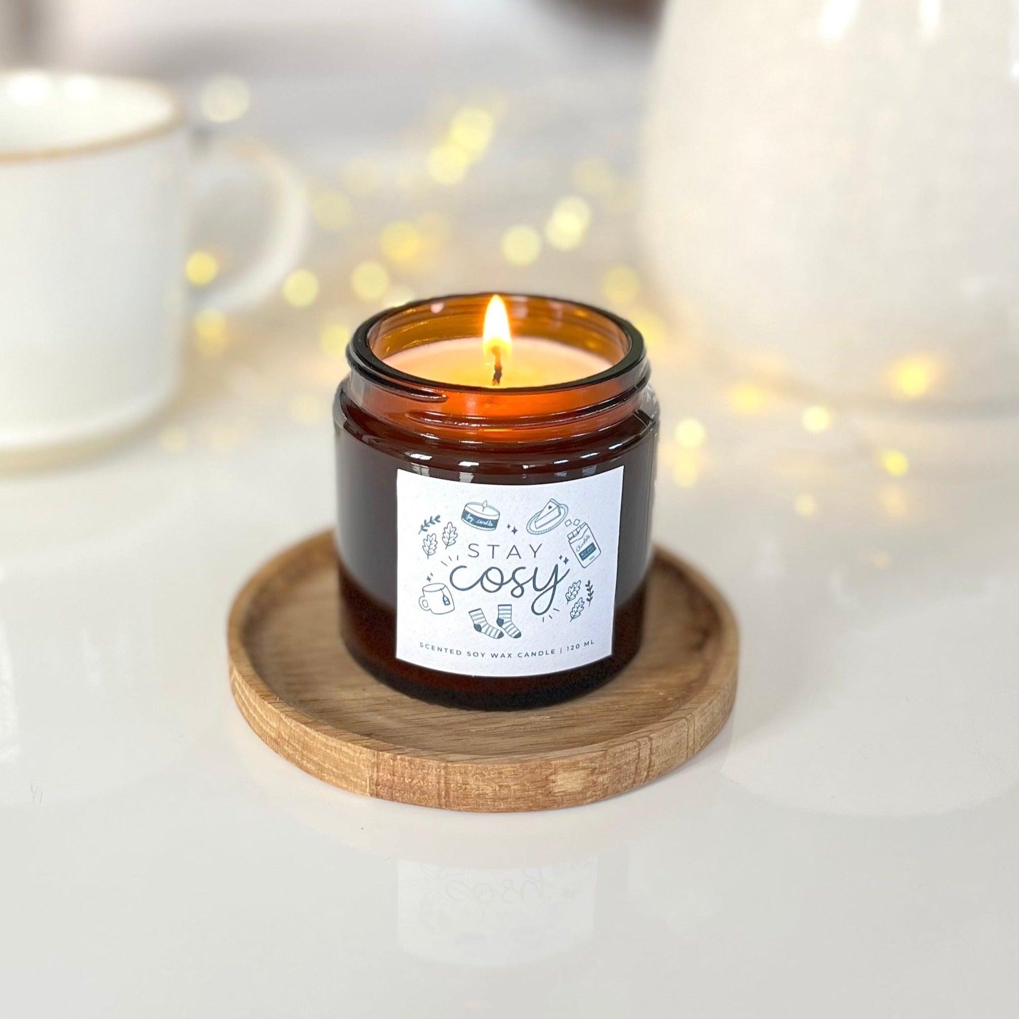 Stay Cosy Candle - BearHugs - thinking of you gifts by post