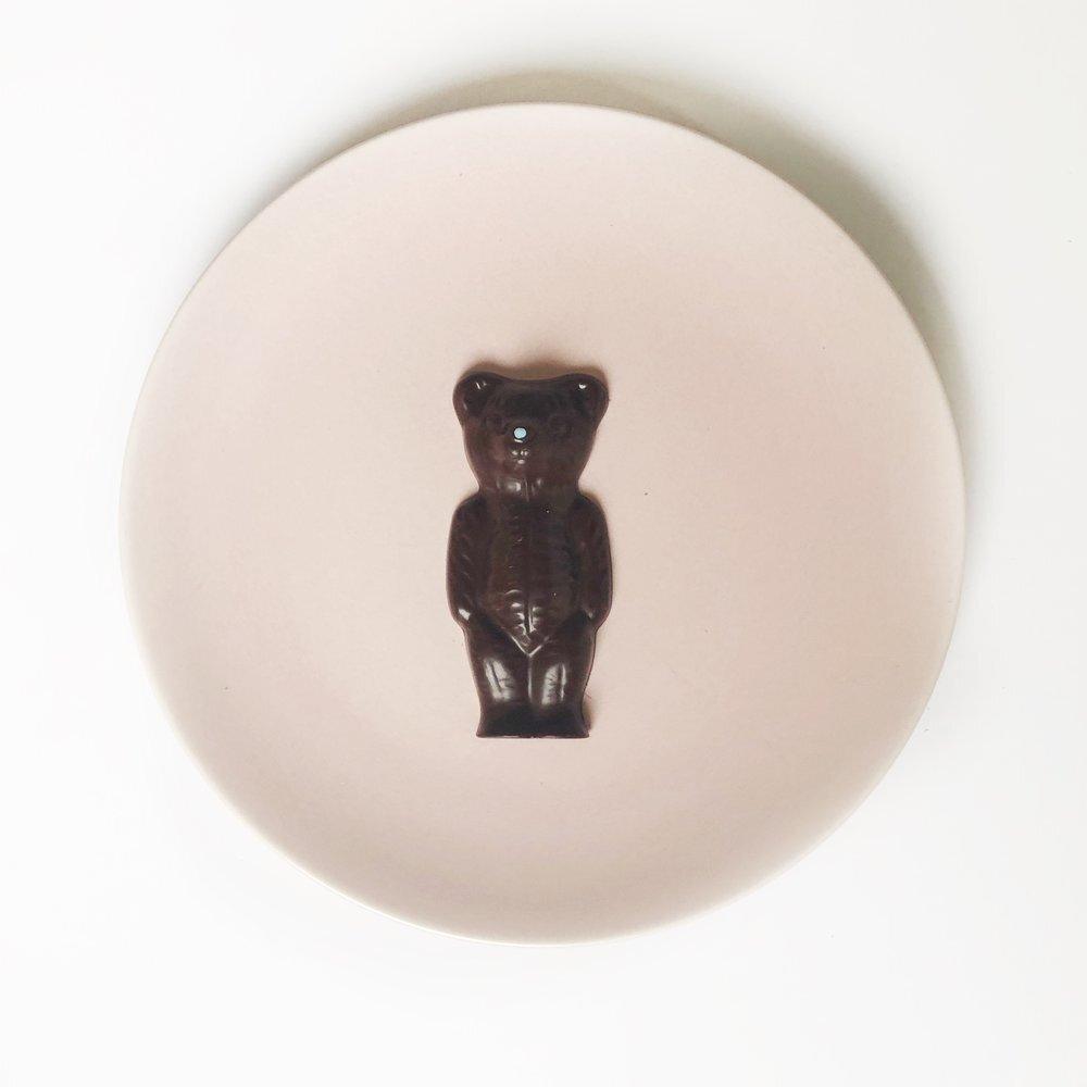 Vegan Dark Chocolate Bear Letterbox Hug - BearHugs - thinking of you gifts by post