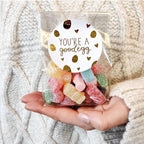 Vegan Sweets Bag - With Personalised Message Label - BearHugs - thinking of you gifts by post