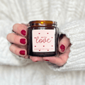 With Love Scented Natural Soy Wax Candle - BearHugs - thinking of you gifts by post