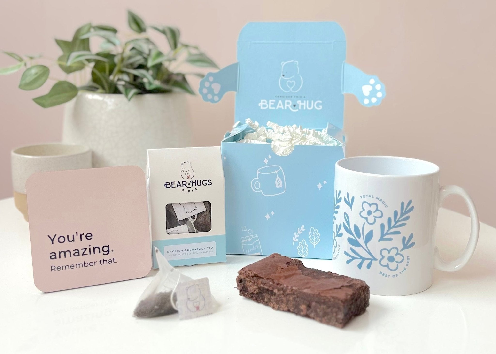 You're Amazing Hug in a Box Gift - BearHugs - thinking of you gifts by post
