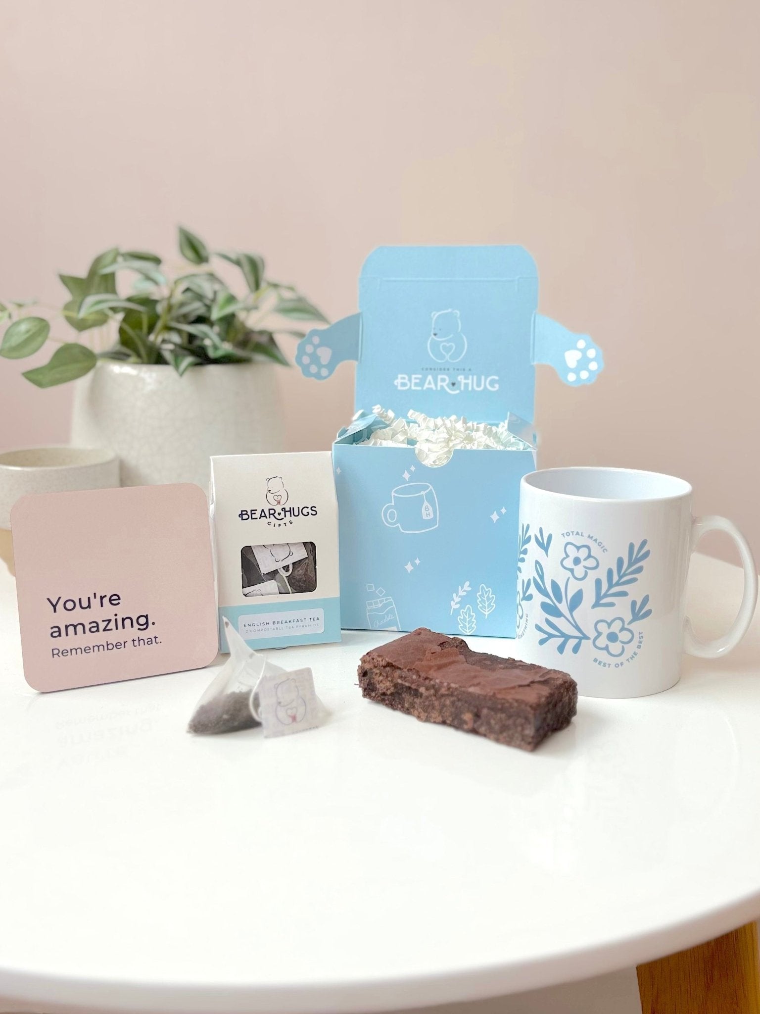 You're Amazing Hug in a Box Gift - BearHugs - thinking of you gifts by post