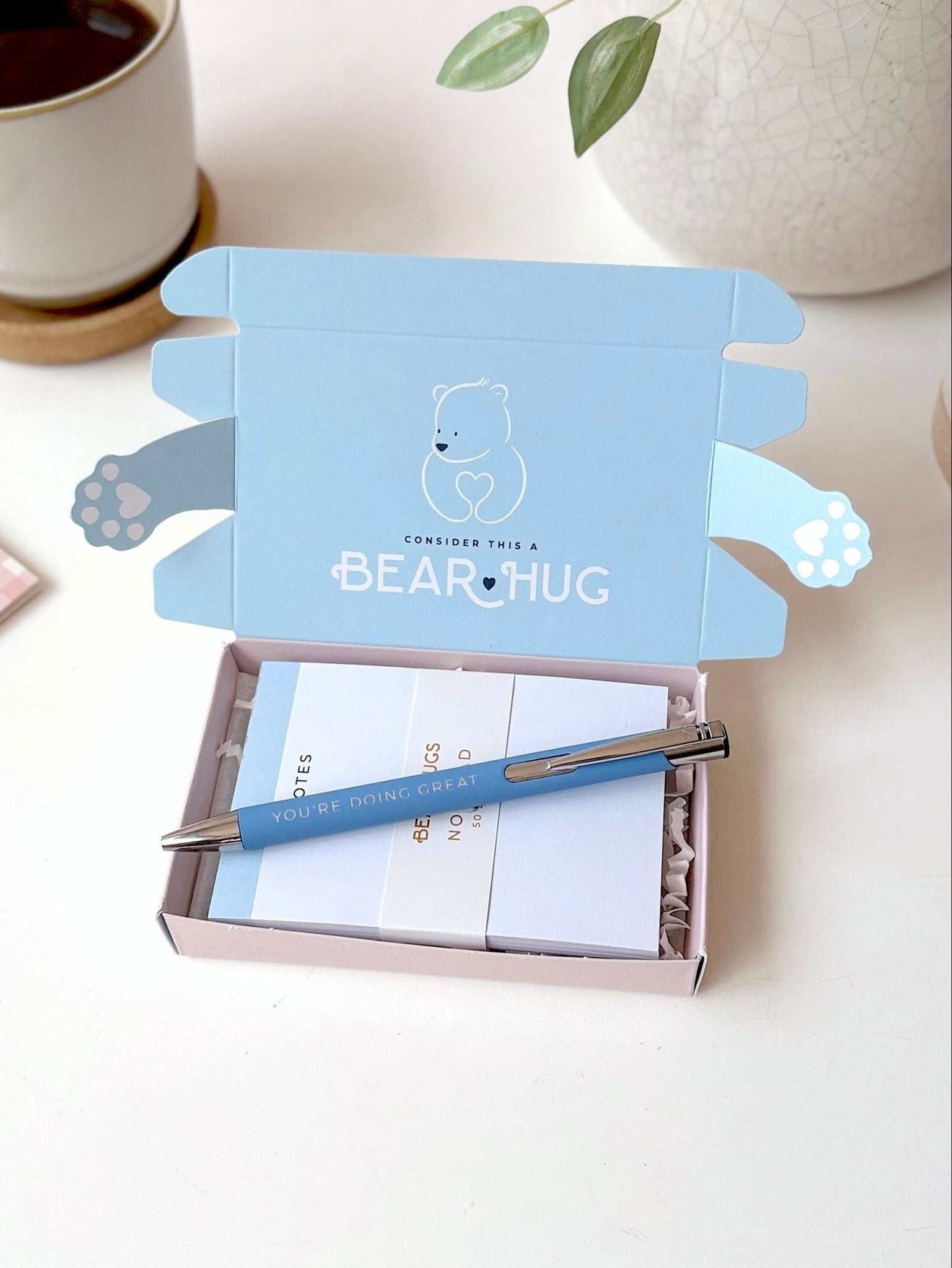 You're Doing Great Letterbox Hug in a Box - BearHugs - thinking of you gifts by post