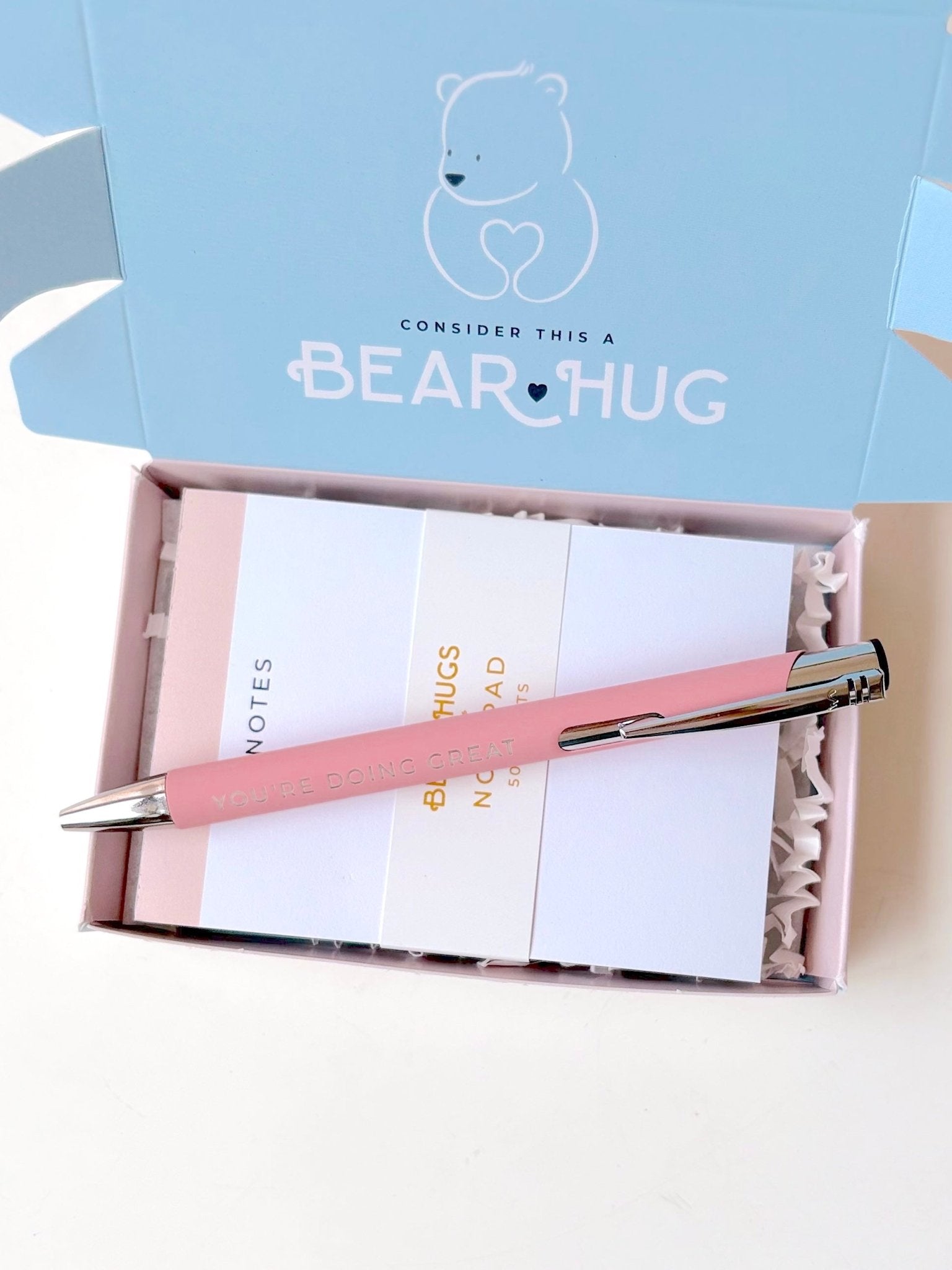 You're Doing Great Letterbox Hug in a Box - BearHugs - thinking of you gifts by post