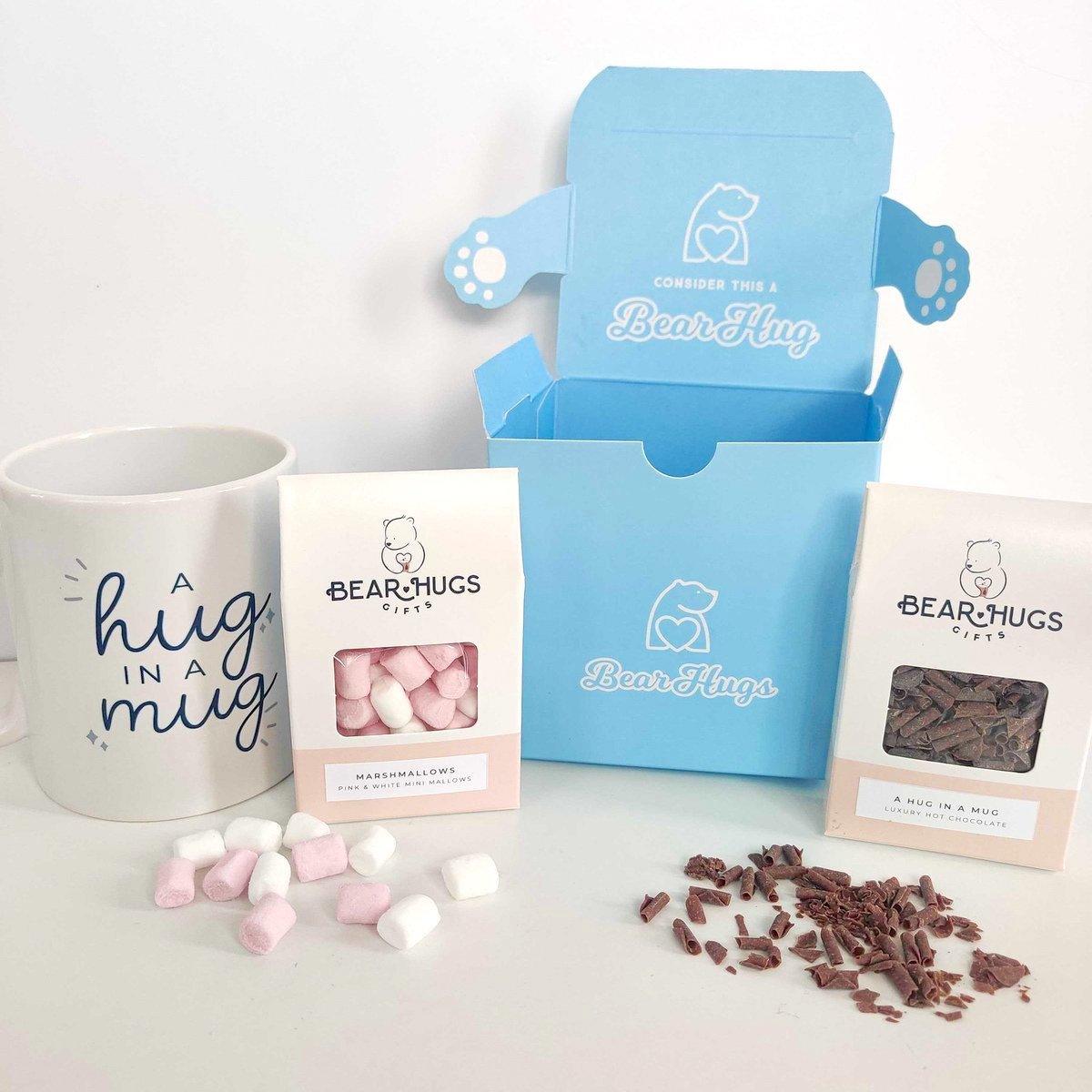 Big Hug In A Mug Hot Chocolate Gift Box - BearHugs - thinking of you gifts by post