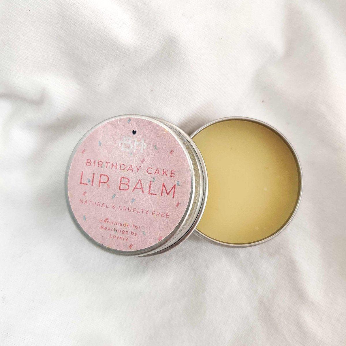 Birthday Cake Lip Balm - BearHugs - thinking of you gifts by post