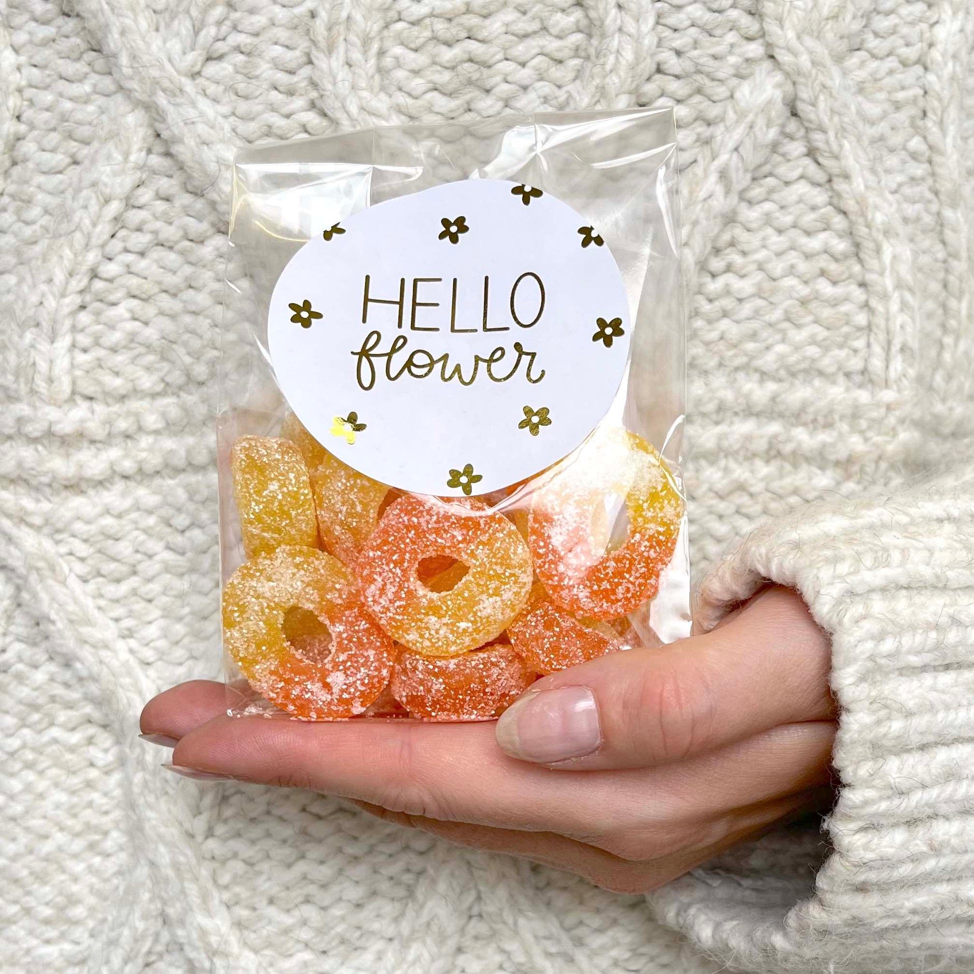 Custom Vegan Sweets Bag - Choose Your Sweets & Message! - BearHugs - Thinking Of You Gifts