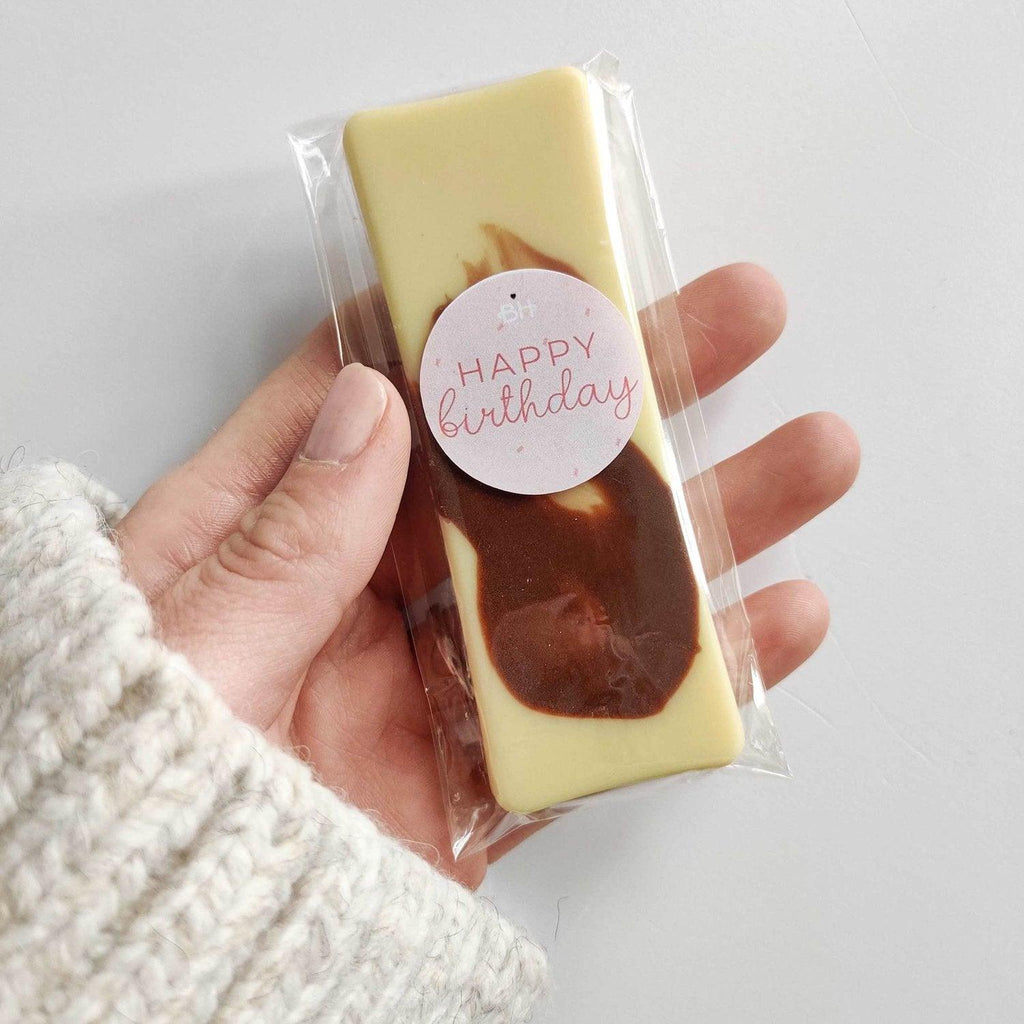 Happy Birthday Mini Chocolate Bar - BearHugs - thinking of you gifts by post