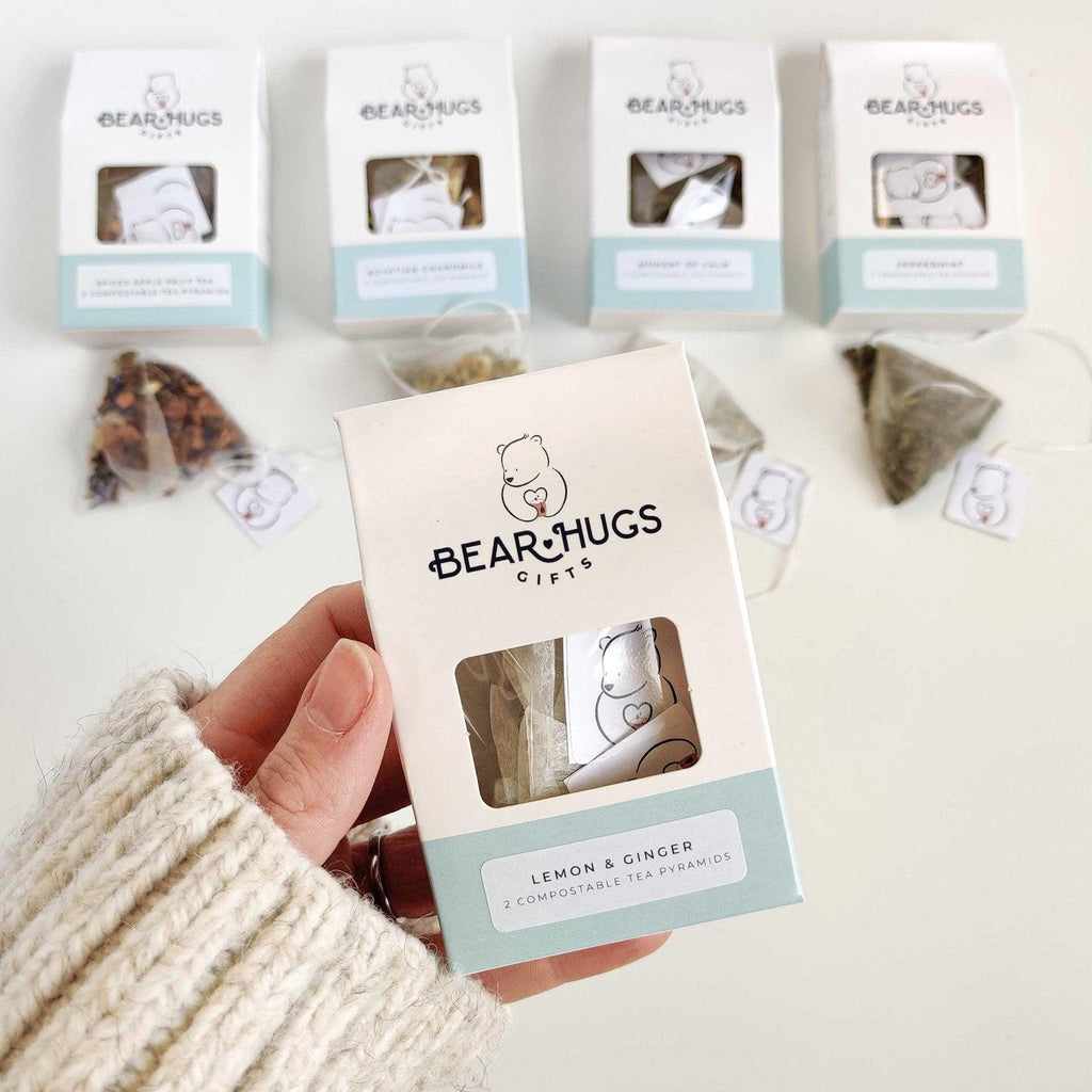 Herbal and Fruit Tea Mini Packs (Decaf) - BearHugs - thinking of you gifts by post