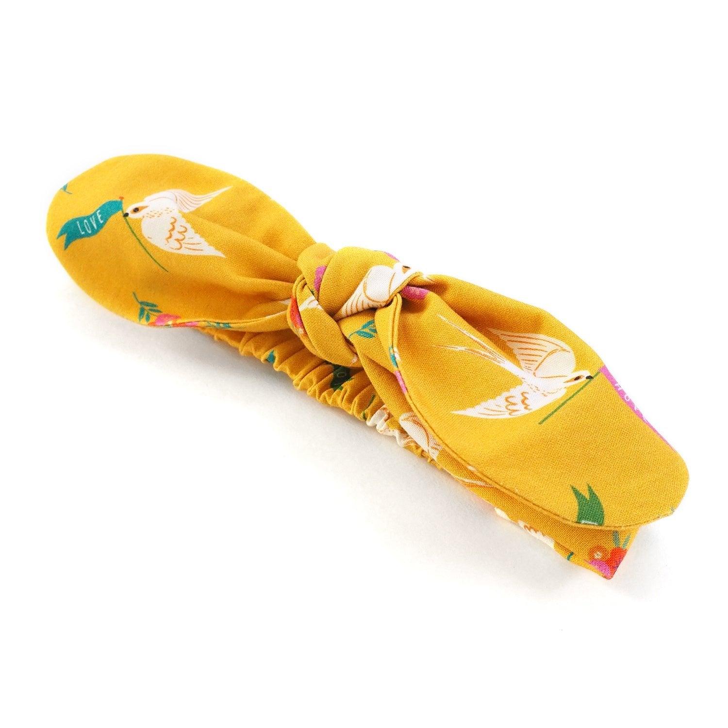 Hope and Love Yellow Headband - BearHugs - thinking of you gifts by post